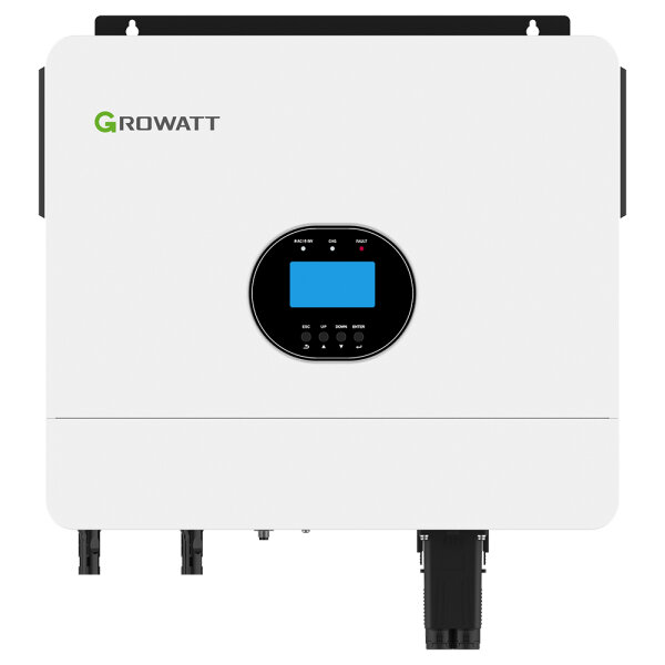 6000W Inselwechselrichter mit Netzumschaltung bei leerem Akku Growatt SPF6000