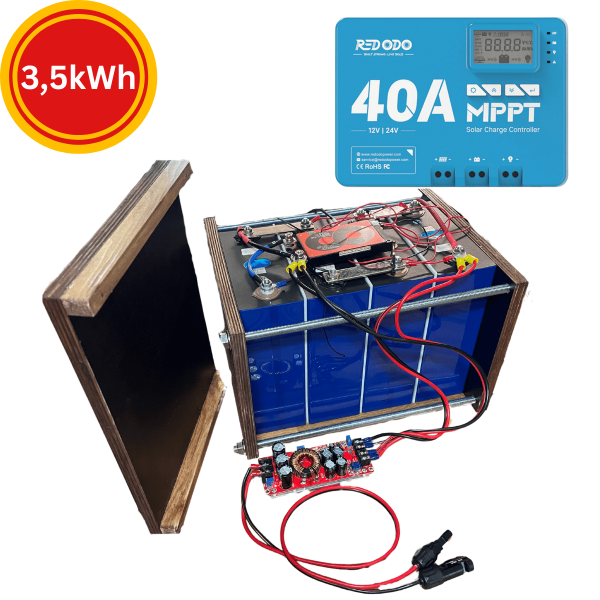 3,5kWh LiFePO4 Bausatz inkl. Laderegler für Balkonkraftwerke*