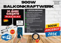 900Wp Balkonkraftwerk Fox ESS 800W Wifi