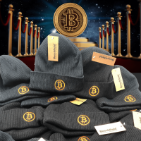 Bitcoin Beanie Mütze - 100% Bio-Baumwolle -...