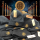 Bitcoin Beanie Mütze - 100% Bio-Baumwolle - Maschinell bestickt