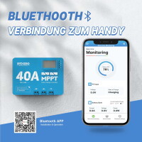 40A MPPT Bluetooth Laderegler mit Lastausgang*